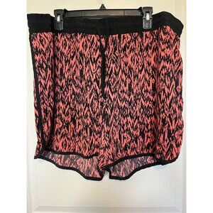 Ultra Teeze Womens Athletic Shorts Size 3X Pink & Black